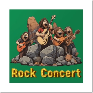 Rock Concert Humor Posters and Art